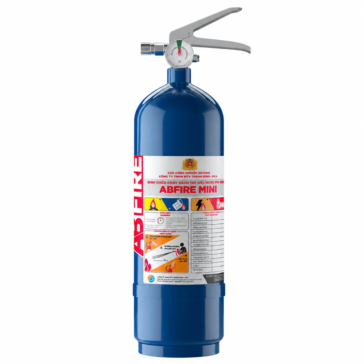 Bình chữa cháy Pin điện ABFIRE Mini (gốc nước)