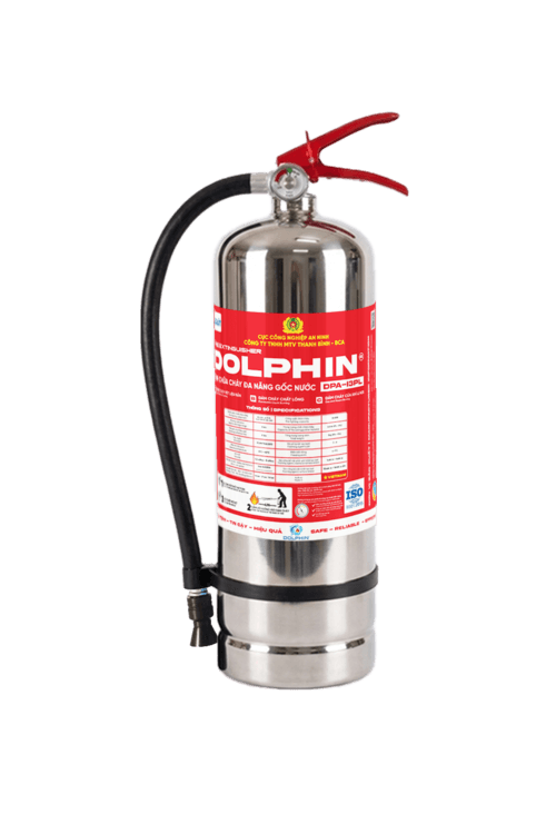 Bình chữa cháy gốc nước Dolphin DPA-I3PL (vỏ inox)