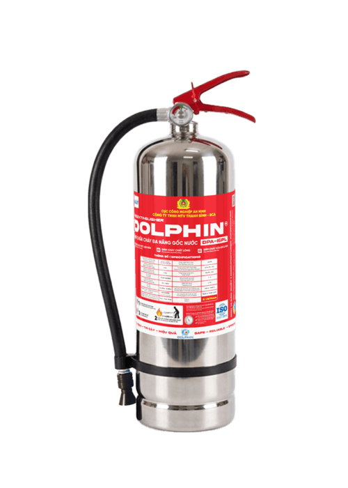 Bình chữa cháy gốc nước Dolphin DPA-I6PL (vỏ inox)